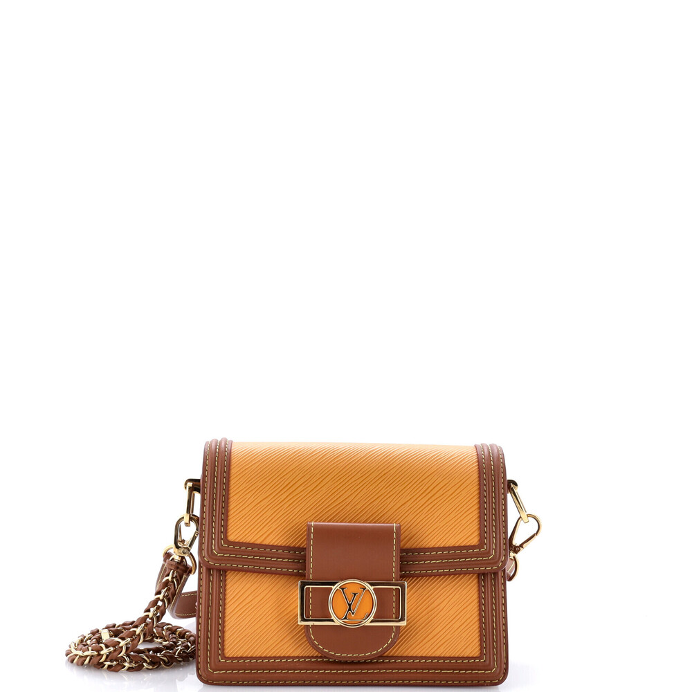Louis Vuitton Mini Dauphine Shoulder Bag Epi Leather